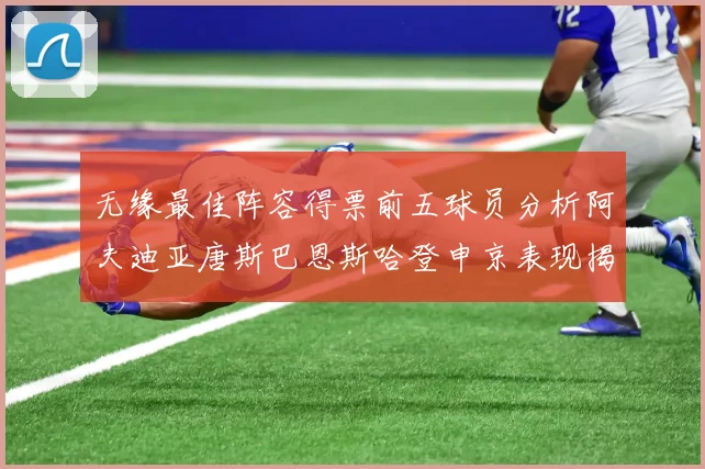 无缘最佳阵容得票前五球员分析阿夫迪亚唐斯巴恩斯哈登申京表现揭秘
